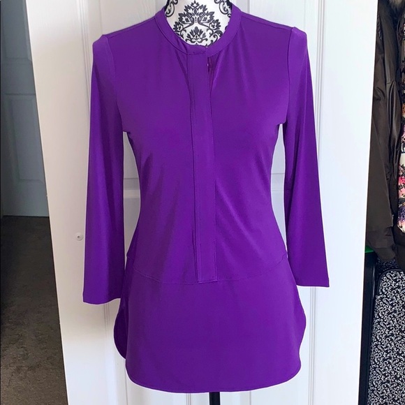 Ralph Lauren Royal Purple Blouse - Picture 2 of 10